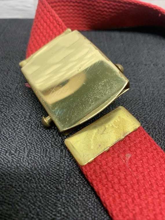 Vintage‎ 1960s Ohio State Leather Belt with Buckle Vintage 60s ohio state - Gem main image 3