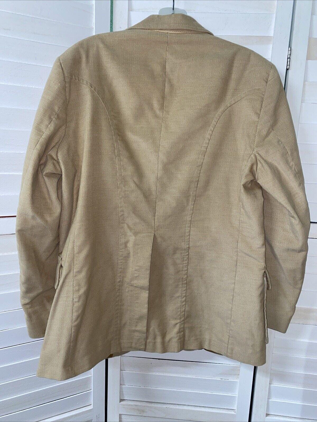 Vintage 70s 80s JC Penney's Men's Tan Suit Jacket Blazer