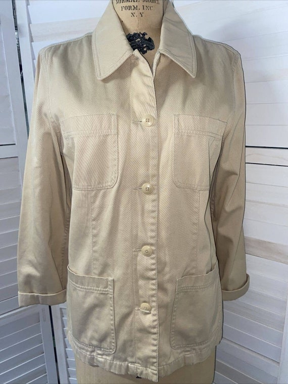 Retro Casual Khaki Jacket / Long-Sleeve Top ASG0052