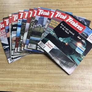 Trains-The Magazine of Railroading 1986 Jan-Dec 12 Month Complete Set