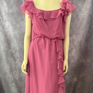 Vintage 1970s Formal Dress Size Small