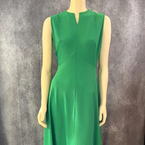 Vintage 1970s Green Dress Size Small
