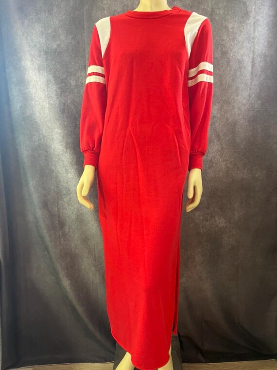 1980s Long Sweatshirt Nightgown Size Medium Etsy UK