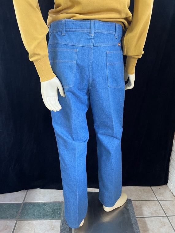 Men's Vintage 1970s Wrangler Jeans Size 38 x 29 - image 6