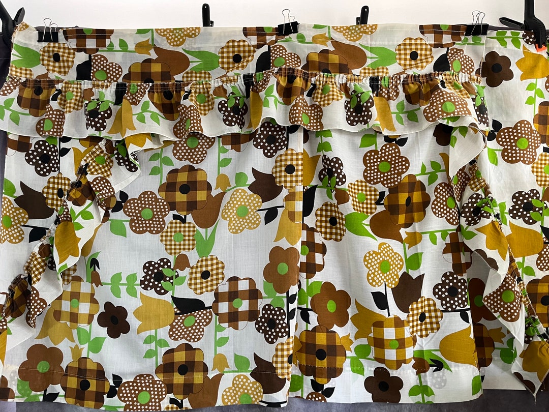 1970s Kitchen Curtains