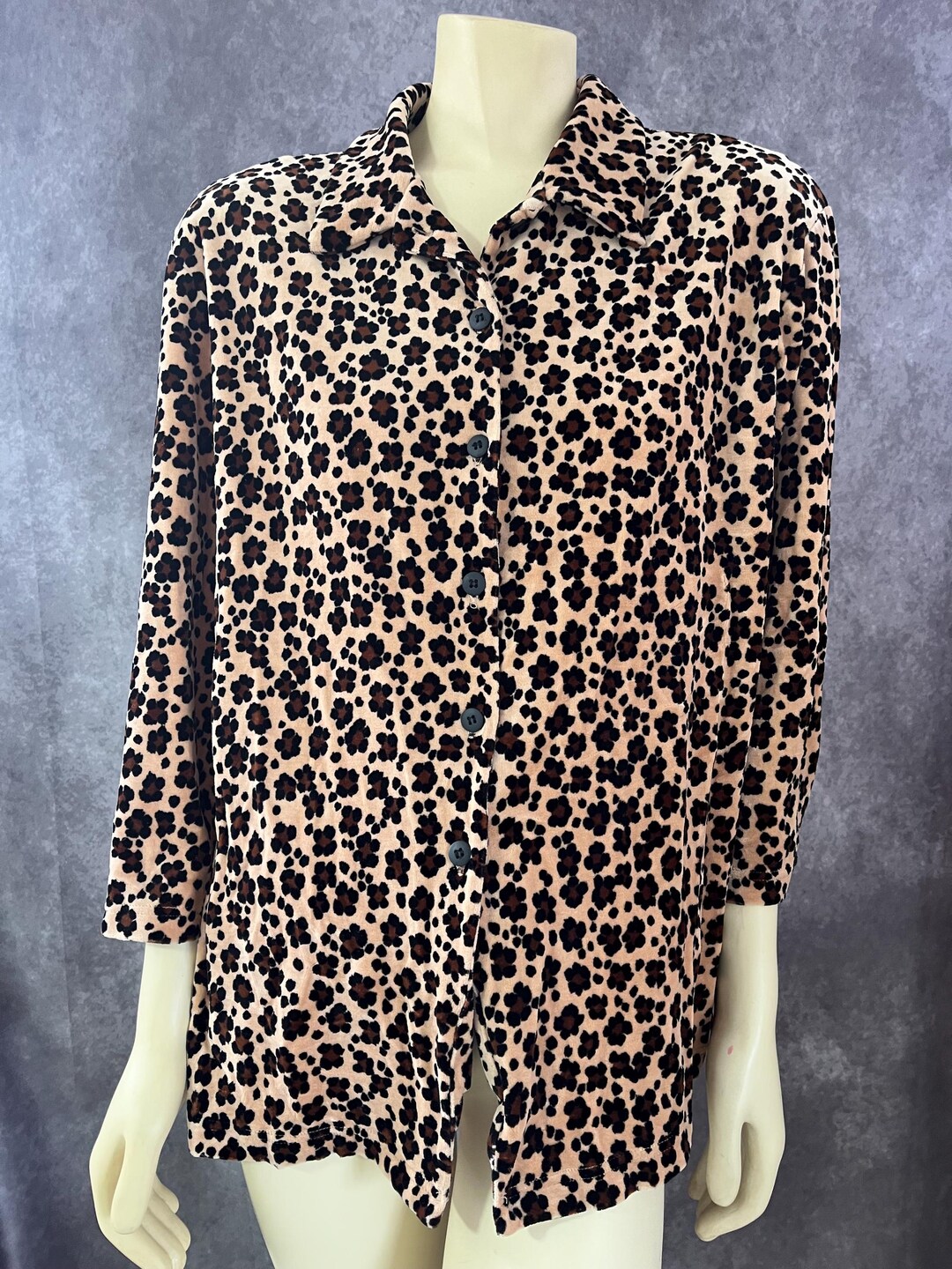 Celestine Blouse - Vintage Leopard