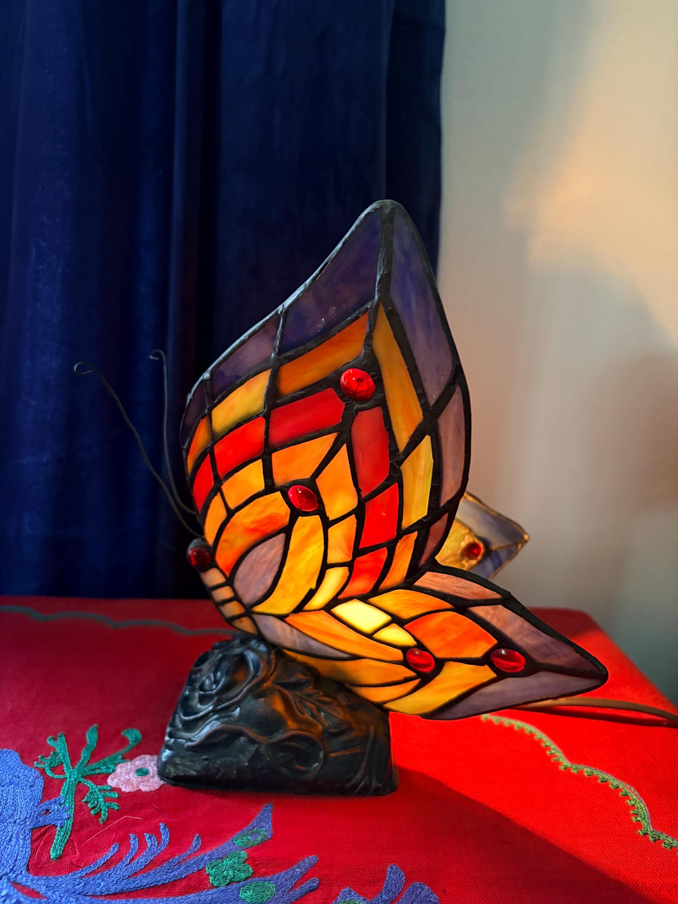 Vintage Butterfly Lamp - Etsy
