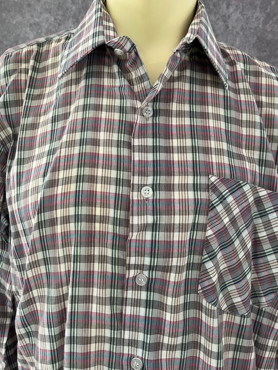 Chemise De Pêche Magellan à Carreaux Orange - Manches Courtes - Taille XXL