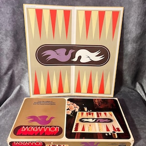 Juego de mesa de backgammon clásico de 1975 * Completo