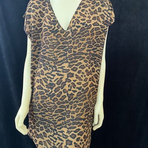 Vintage Leopard Print Nightie Lingerie M/L