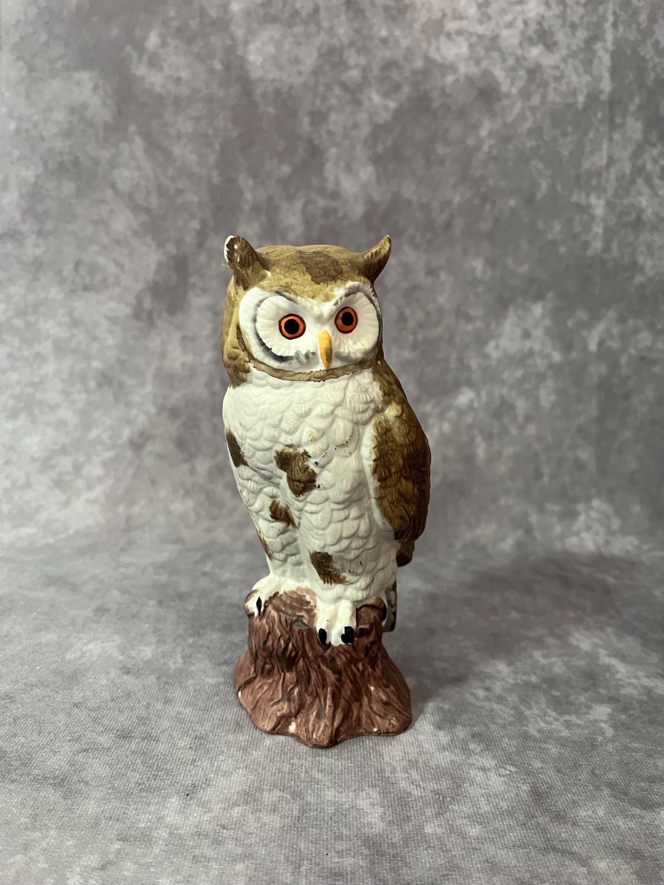 Vintage Ceramic Owl Figurine