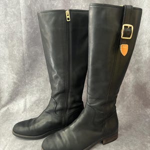 Vintage Coach Riding Boots Black Leather Coach Boots Size 8 Vintage Coach Riding Boots Black Leather Coach Boots Size 8