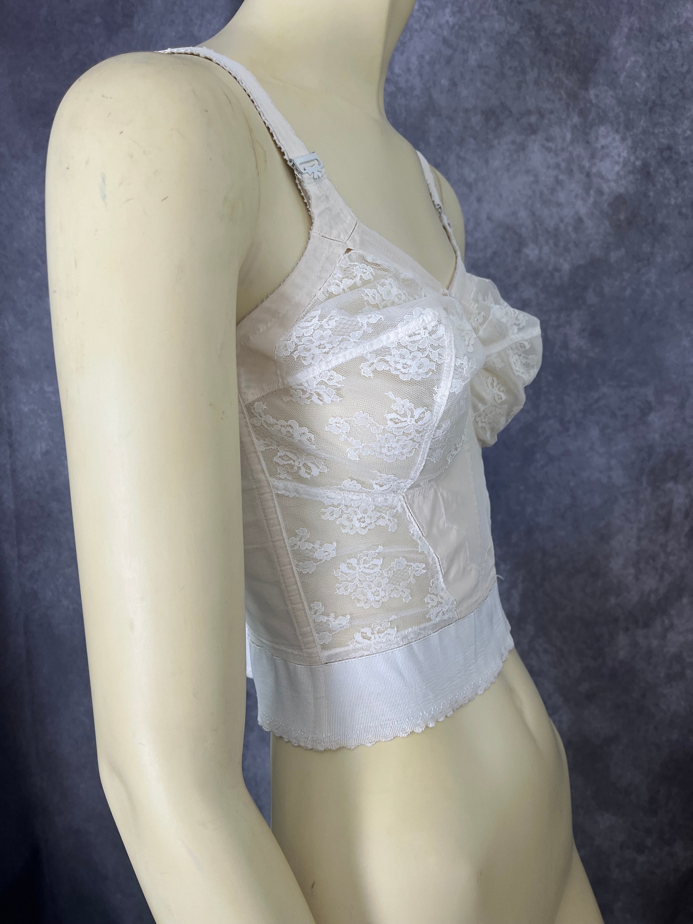 Vintage Long Line Bra Lingerie Sizes 34D or 36D - Etsy Australia