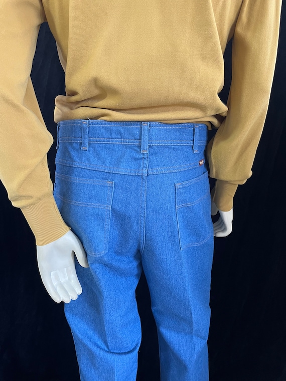 Men's Vintage 1970s Wrangler Jeans Size 38 x 29 - image 5