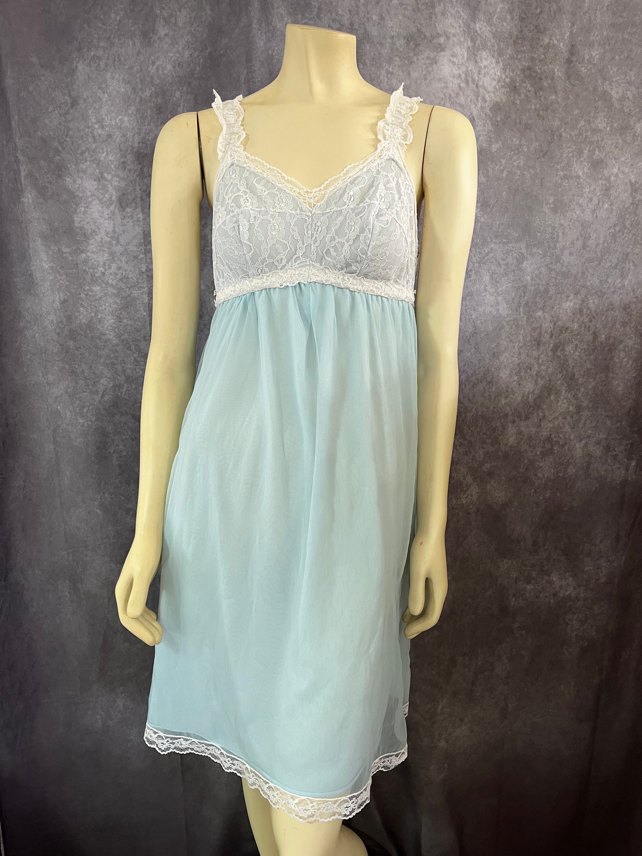 Lot Nuisette + Déshabillé Vintage Rose - Taille S, Occasion Très Bon état
