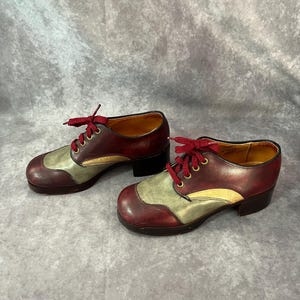 Vintage 1970s Thom McAm Platform Oxfords 5.5 Mens / 7 Womens