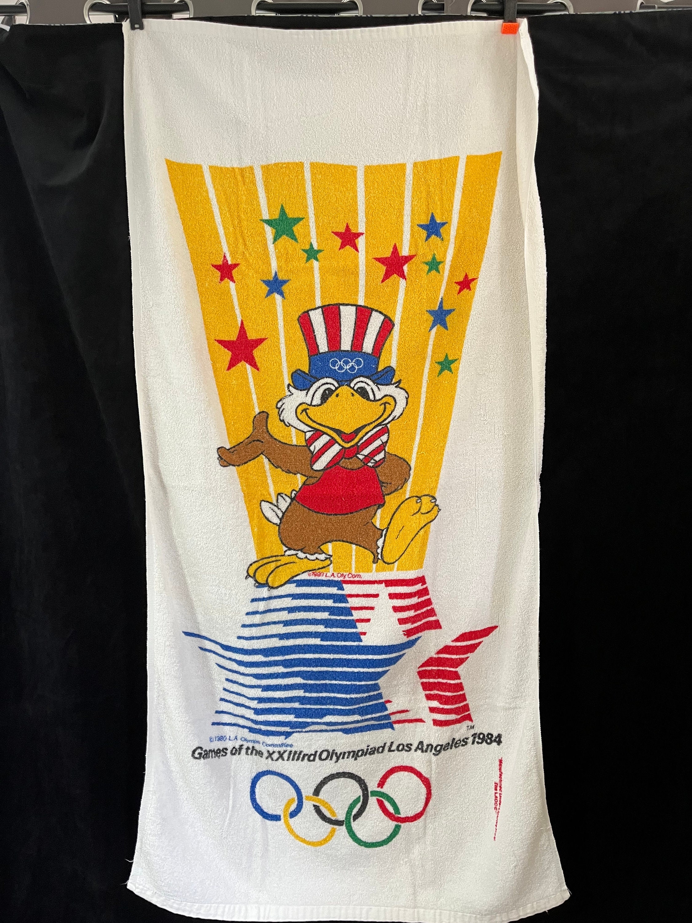 Vintage 1984 Los Angeles Olympic Games Beach Towel - Etsy