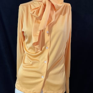 Vintage Yellow Blouse size small