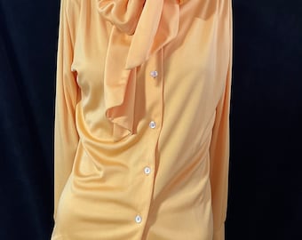 Vintage Yellow Blouse size small