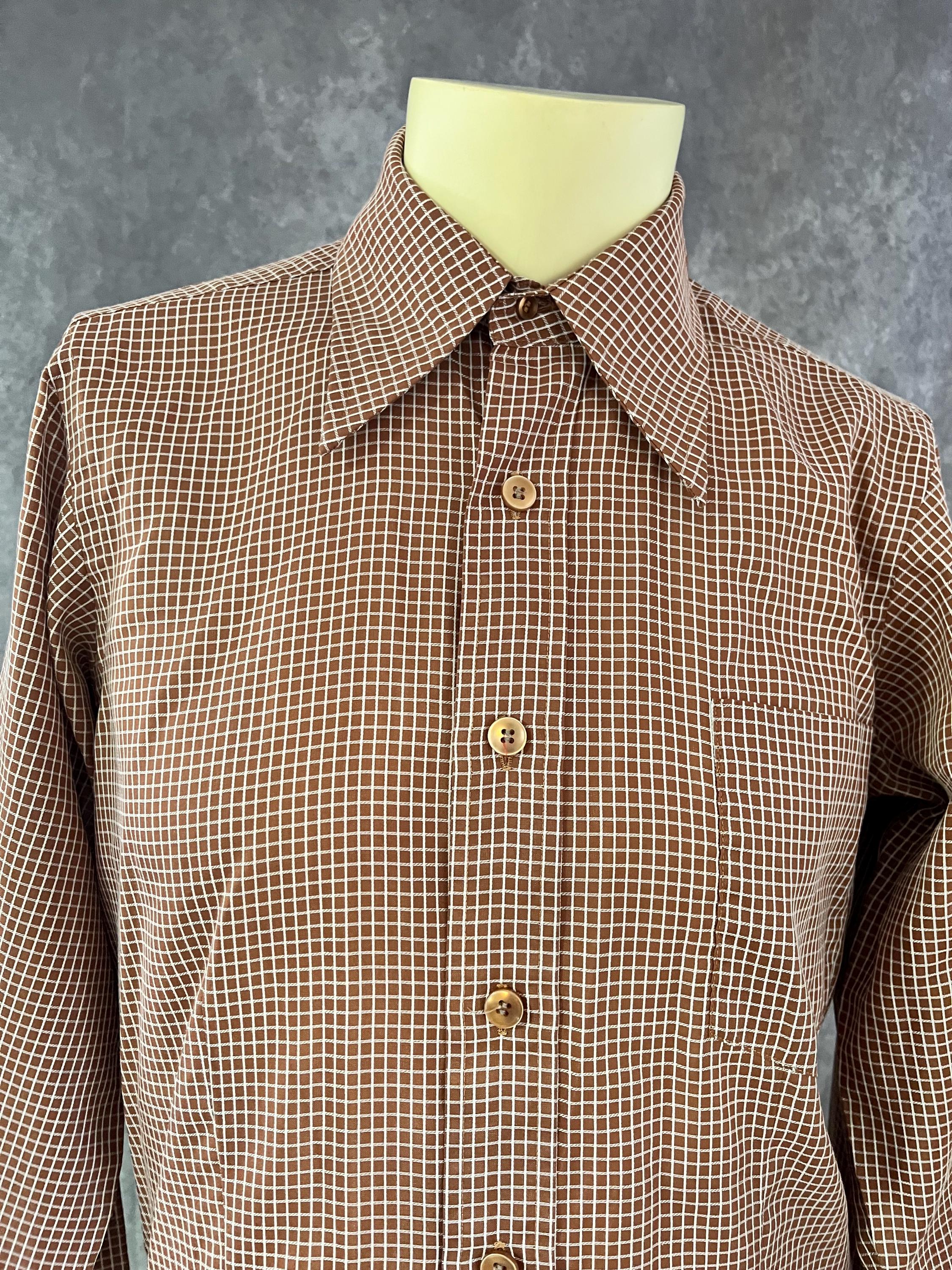Vintage 70s John Weitz Button Down Shirt Size Medium - Etsy