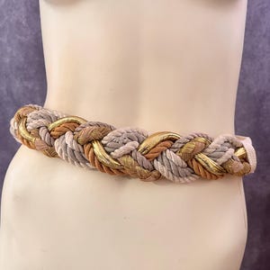 80s Braided Rope Belt - Etsy display picture 1