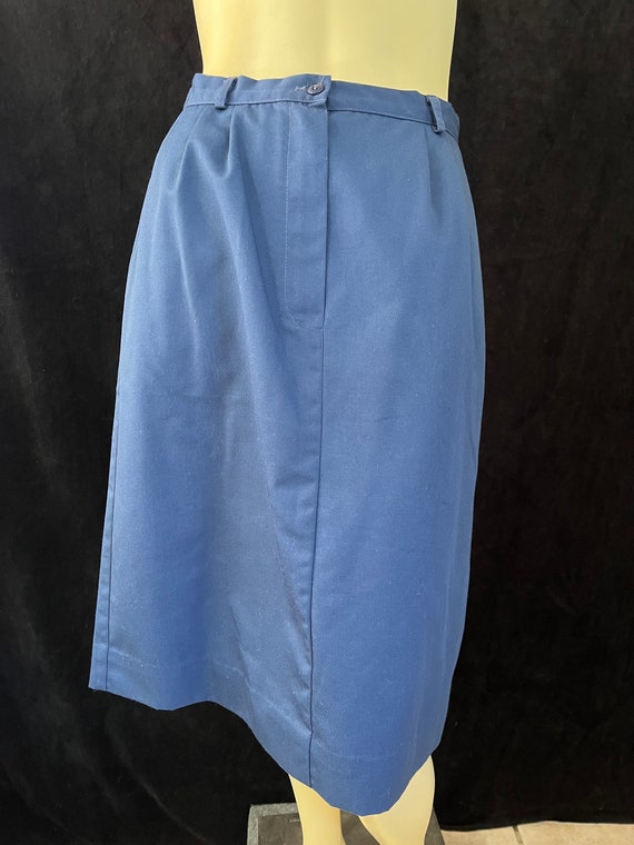 Vintage 70s/80s Navy Blue Skirt - image 1