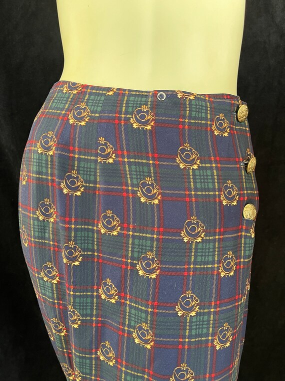 Women's Vintage Long Wrap Skirt Size 12 (Small) - image 5