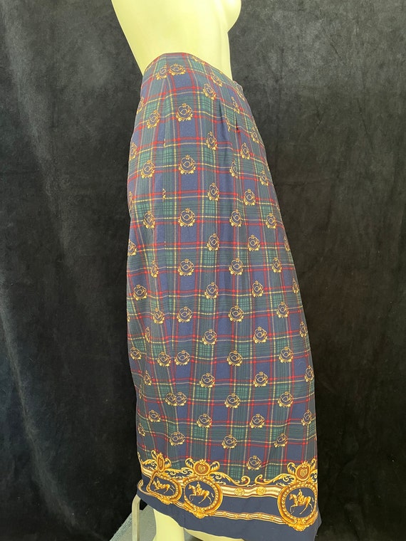 Women's Vintage Long Wrap Skirt Size 12 (Small) - image 4