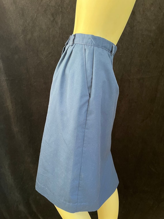 Vintage 70s/80s Navy Blue Skirt - image 3