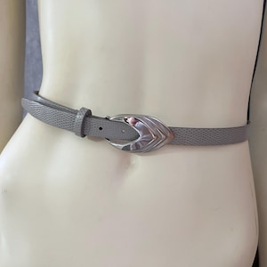 Vintage 80s Gray Belt Size 12