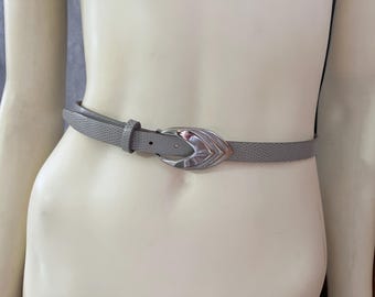 Vintage 80s Gray Belt Size 12