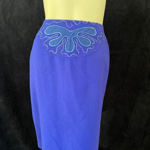 Vintage 1980s Purple Skirt Size Small