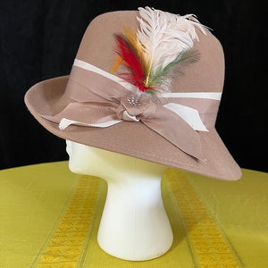 Vintage Wool Tan Lancaster Hat