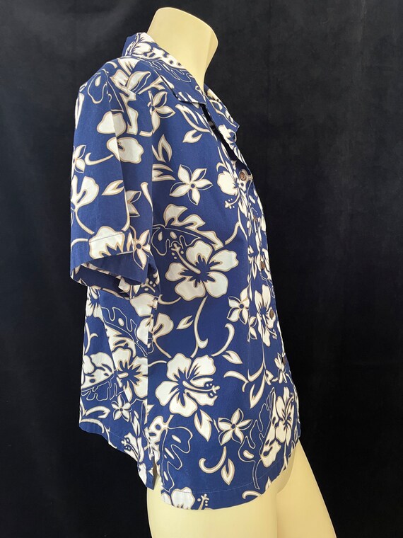 Women's Vintage Hawaiian Shirt Size Large - image 4