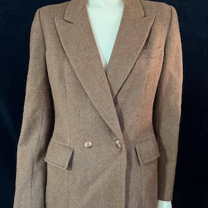 Women&#39;s Vintage 70s Anne Klein Wool Blazer Size 10