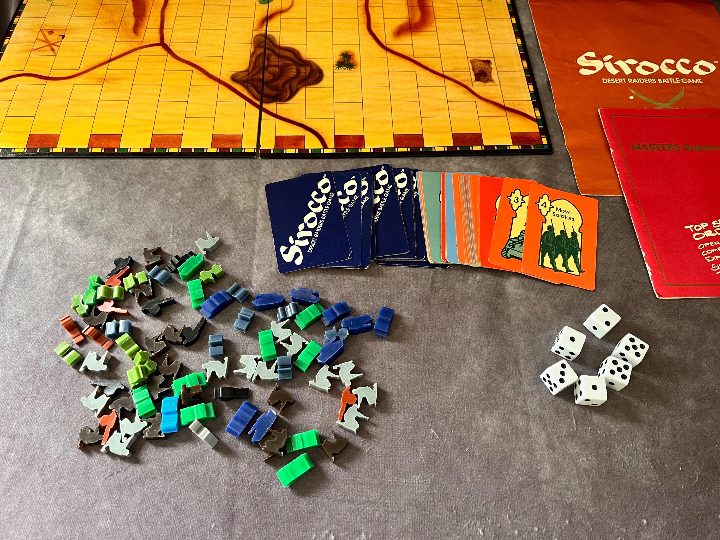 Vintage 1980 Sirocco Desert Raiders Battle Board Game - Etsy
