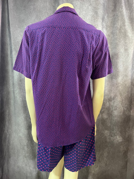1980s 2 Piece Blouse and Shorts Set Size Small/Med - image 7