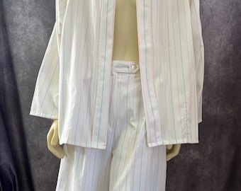 Vintage 1980s 2 Piece Jacket & Shorts Set Size 14