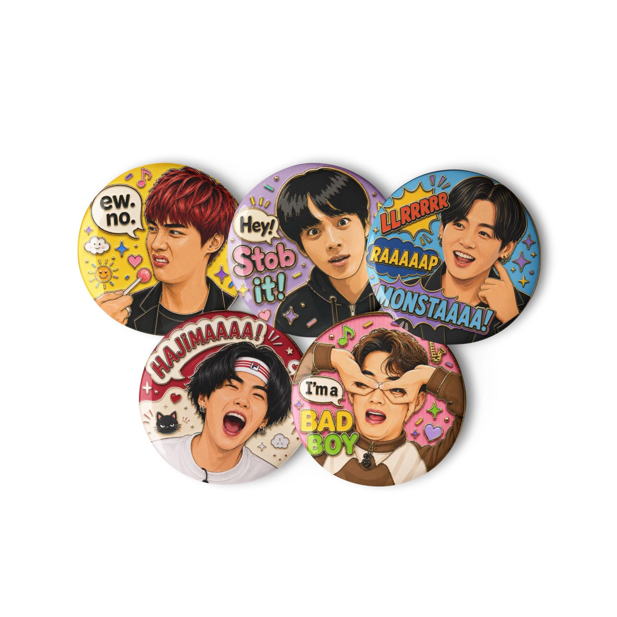 Bts Pin Button - Etsy