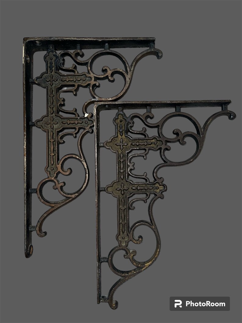 Gothic Rope Brackets Victorian Gothic Corbels, Shelf Brackets, Funeral Parlor Decor - Etsy