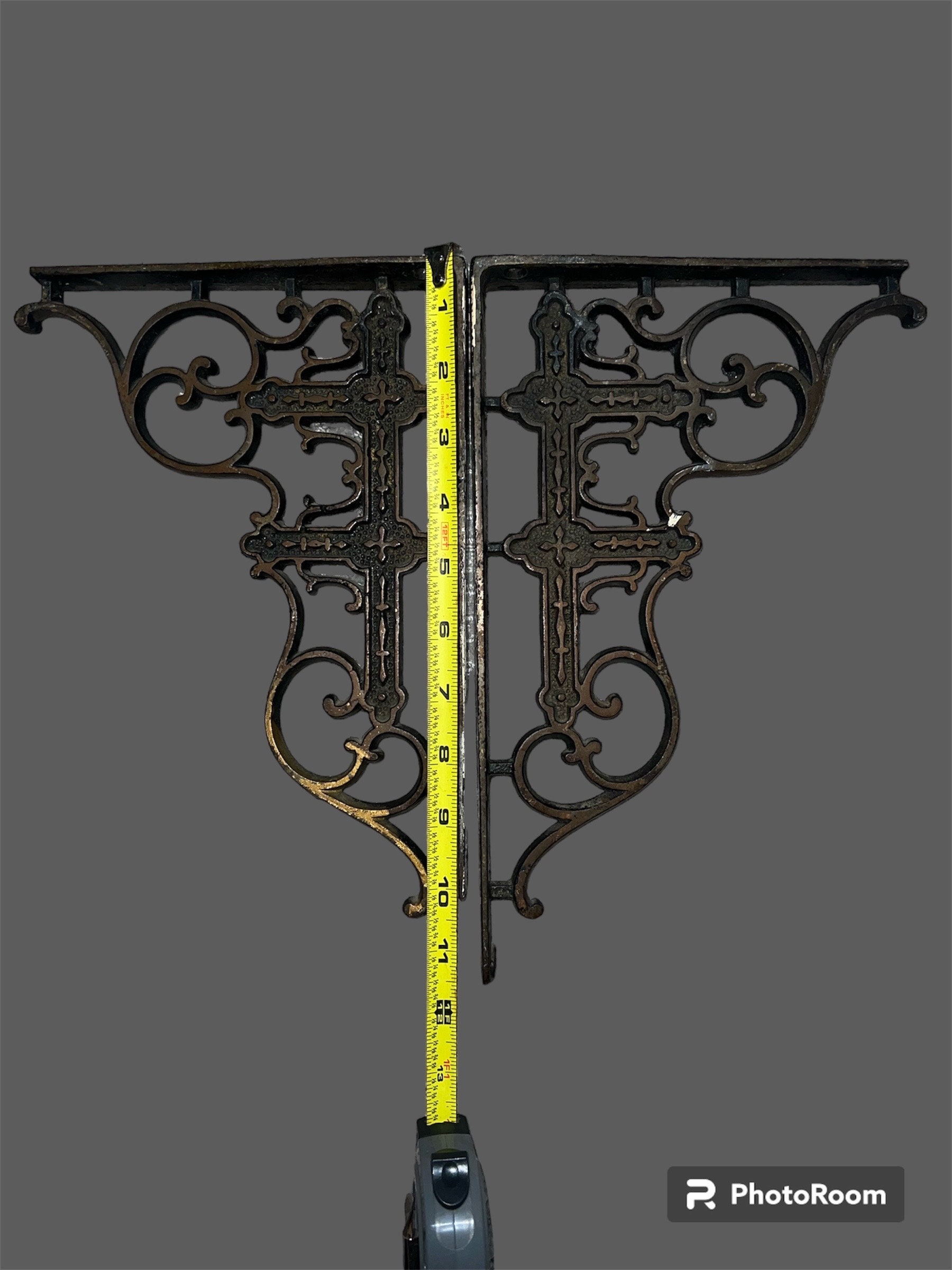 Victorian Gothic Corbels, Shelf Brackets, Funeral Parlor Decor Etsy