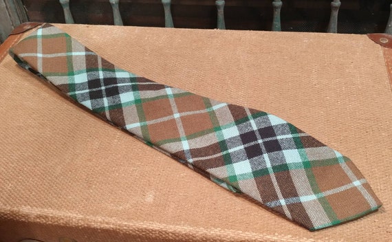 Vintage Scottish Wool Necktie / Medium Width / Cl… - image 7