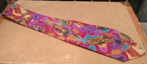 Vintage Windsor Brand 100% Silk Necktie / Musical… - image 6