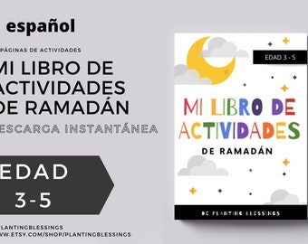 Español Actividades de RAMADÁN | SPANISH Ramadan Activity Book (Age 3-5)