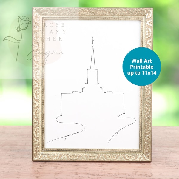Jordan River Temple Clipart Etsy