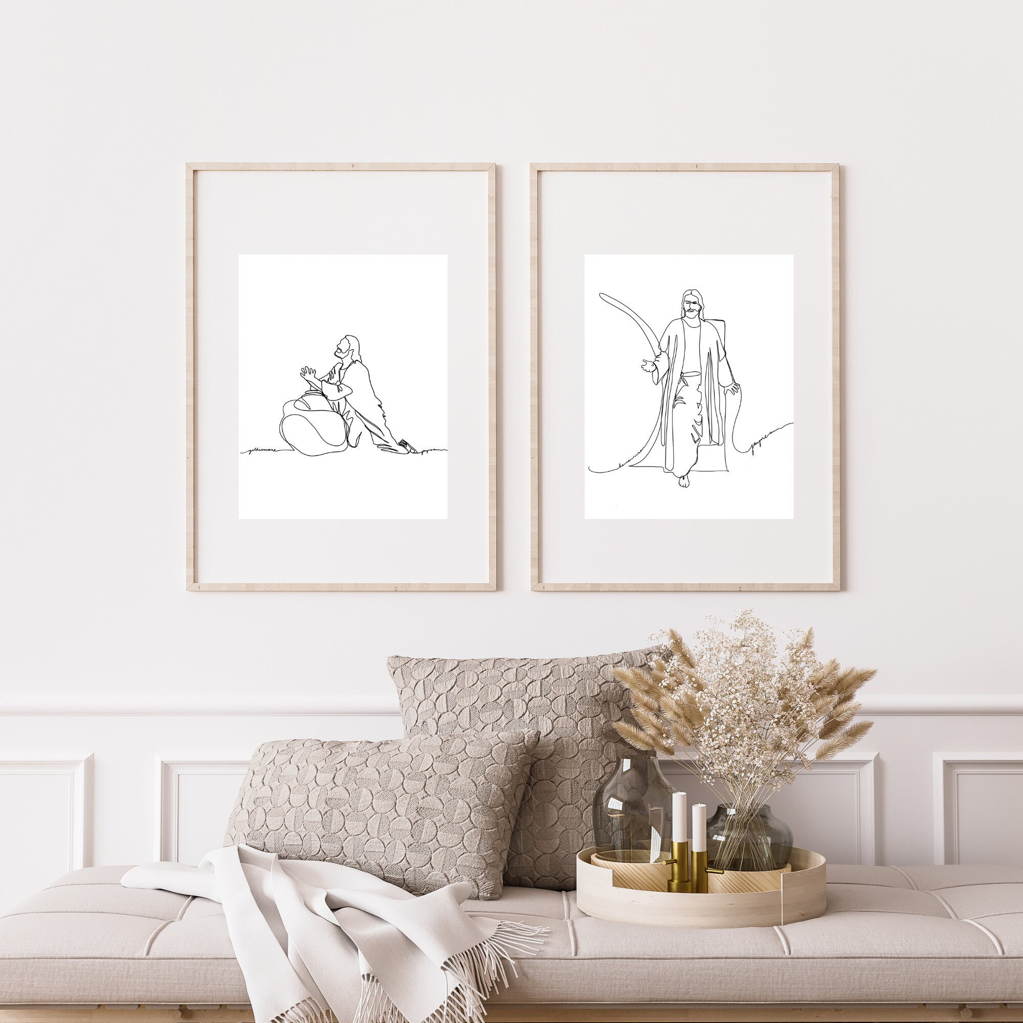 He is Risen Single Line Drawing of Jesus Christ - Etsy