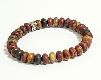 PICASSO JASPER - Nature Collection- Earth Tones- Yoga and  Nature Lovers- Genuine Gemstone Jewelry