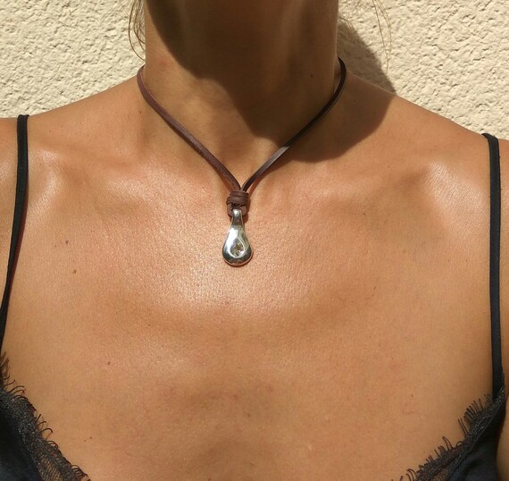 Women Women Choker Necklace Silver 