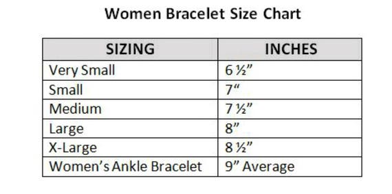 Women S Bracelet Size Chart