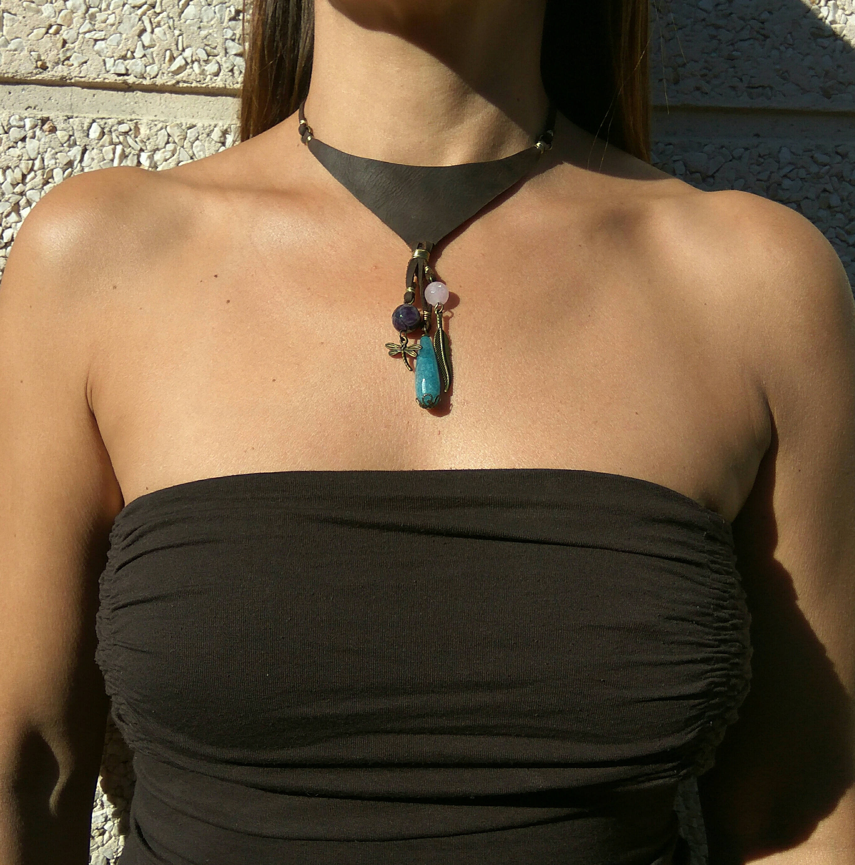 Boho Jewelry Bohemian Necklace Bib Necklace Boho Bib Etsy